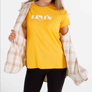 🟫 RL - Levi's® Short-Sleeve Perfect Logo Graphic Tee